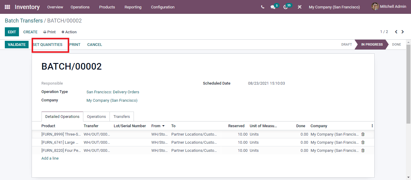 batch transfer in odoo inventory odoo 15